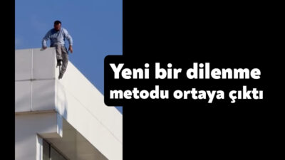 Kocaeli'nin İzmit ilçesinde bir AVM'nin yangın merdivenlerine çıkarak atlayacağını söyleyen