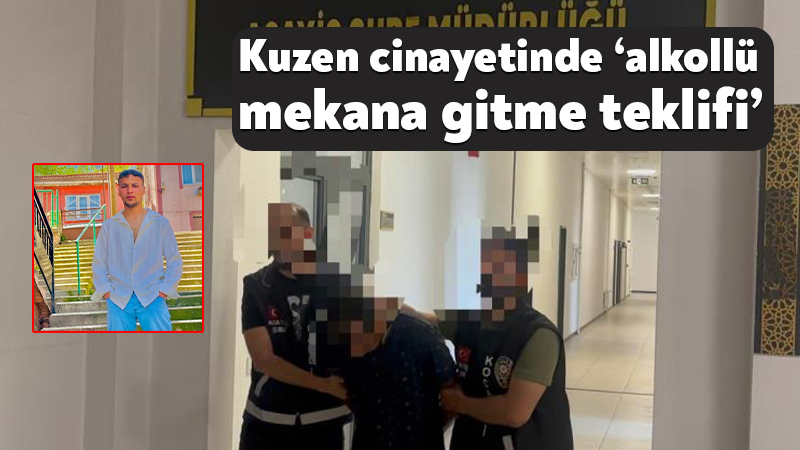 Kocaeli İzmit ilçesindeki kuzen cinayetinde ‘alkollü mekana gitme teklifi’ Kocaeli'nin İzmit ilçesinde 19 yaşındaki kuzenini bıçaklayarak öldüren sanığın davasında