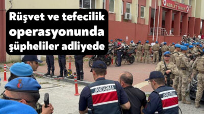 Kocaeli'de rüşvet ve tefecilik suçlarına karıştıkları iddiasıyla gözaltına alınan 18