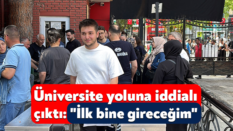 Kocaeli’de üniversite yoluna iddialı çıktı: “İlk bine gireceğim” Kocaeli'de Yükseköğretim Kurumları Sınavı’nın (YKS) ilk oturumu olan Temel Yeterlilik
