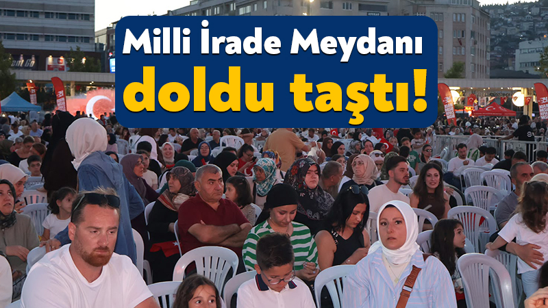 15 Temmuz’da Milli İrade Meydanı doldu taştı! 15 Temmuz Demokrasi ve Milli Birlik Günü'nün 10'uncu yıl dönümü,