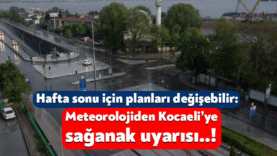 Meteoroloji Genel Müdürlüğü, 3 Temmuz 2026 Kocaeli hava durumu raporunu