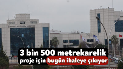 Kocaeli Büyükşehir Belediyesi, İzmit’e lojistik depolama tesisi yapacak. 3 bin
