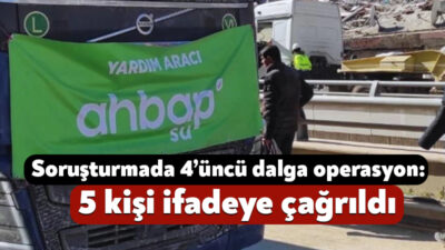 Adalet Bakanı Akın Gürlek, Ahbap soruşturması kapsamında bugün sabah saatlerinde
