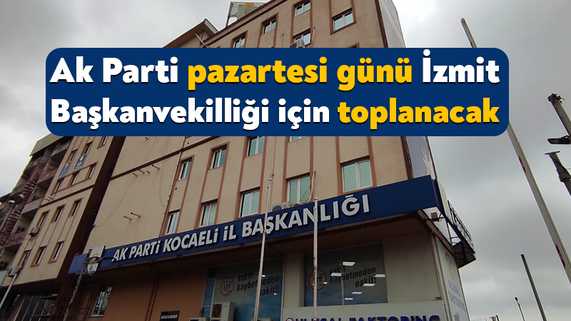 Ak Parti, İzmit Belediye Başkanvekili için pazartesi toplanacak! İzmit Belediyesi’ne yönelik soruşturmada tutuklanan Belediye Başkanı Fatma Kaplan Hürriyet,