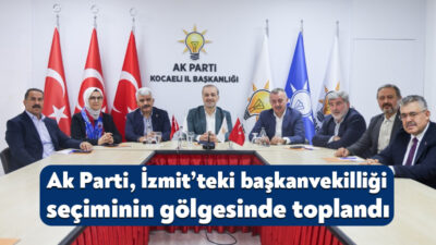 AK Parti Kocaeli İl Başkanı Dr.Şahin Talus, yaklaşık 3 hafta
