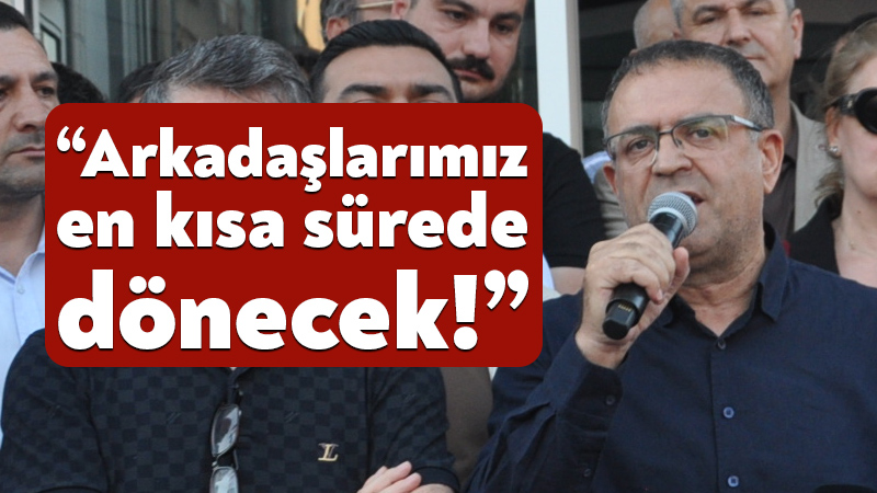 Sertif Gökçe: Arkadaşlarımız en kısa sürede dönecek! İzmit Belediyesi’ne yönelik başlatılan soruşturma kapsamında Belediye Başkanı Fatma Kaplan