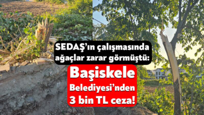 SEDAŞ, Başiskele’nin Yeniköy bölgesindeki altyapı çalışmaları sırasında çevrede yer alan