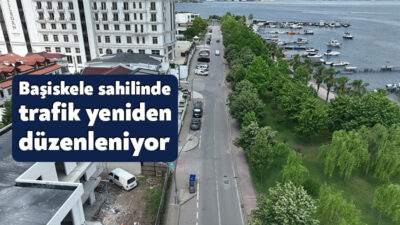 Kocaeli Büyükşehir Belediyesi, Başiskele sahilinde trafik akışını düzenlemek, yaya güvenliğini