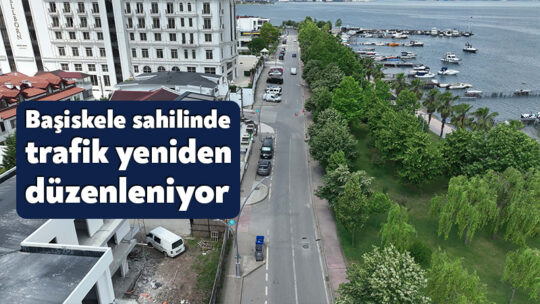 Kocaeli Büyükşehir Belediyesi, Başiskele sahilinde trafik akışını düzenlemek, yaya güvenliğini