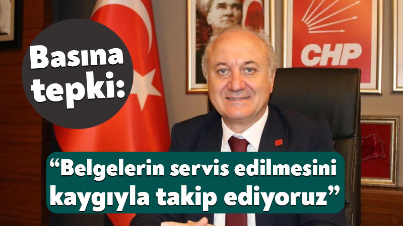 CHP Kocaeli İl Başkanı Erdem Arcan, İzmit Belediyesi’ne yönelik soruşturmaya