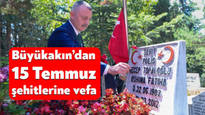 Kocaeli Büyükşehir Belediye Başkanı Tahir Büyükakın, 15 Temmuz Demokrasi ve