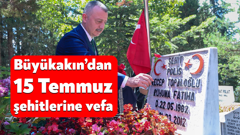 Kocaeli Büyükşehir Belediye Başkanı Tahir Büyükakın, 15 Temmuz Demokrasi ve