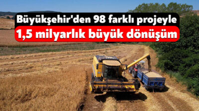Kocaeli Büyükşehir Belediyesi’nin tohumdan mazota, seracılıktan sulama yatırımlarına, hayvancılıktan arıcılığa