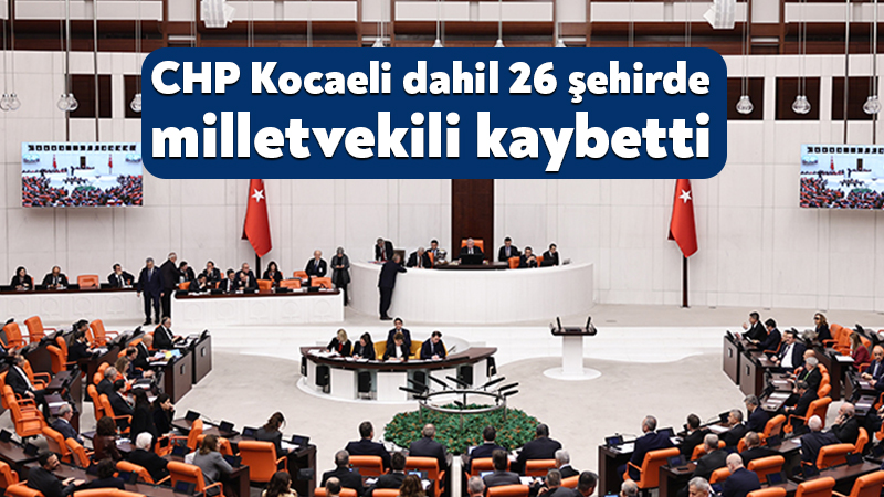 Yeni Parti’nin kurulması CHP’yi etkiledi. Parti, 3 büyükşehir ve Kocaeli