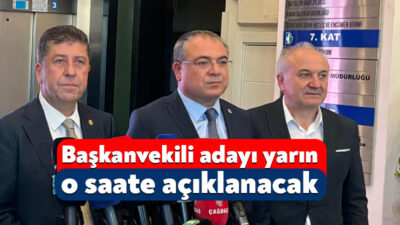 CHP’nin İzmit Belediyesi Başkanvekili adayını yarın o saate açıklayacak İzmit Belediyesi’nde yarın gerçekleştirilecek olan Belediye Başkanvekilliği seçimi için Yeni