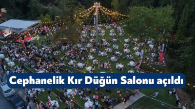 28 Haziran Mahallesi’nde yapımı tamamlanan Kır Düğün Salonu ve Sosyal