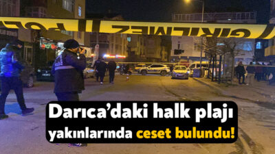 Darıca’daki halk plajı yakınlarında yer alan boş bir arazide 40