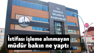 Derince Belediyesi’nde Fen İşleri Müdürü olarak görev yapan Bülent Bahçeci,