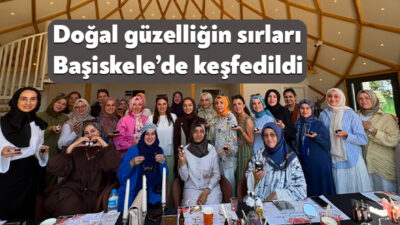 Başiskele Belediyesi'nin Renkli Kozmetik Atölyesi'nde katılımcılar, doğal içeriklerle kendi kozmetik