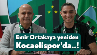 Kocaelispor, geçen sezon Çaykur Rizespor’da forma giyen Emir Ortakaya’yı kadrosuna