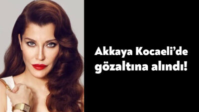 Ünlü sunucu ve eski manken Deniz Akkaya’nın Kocaeli’nin Kartepe ilçesinde