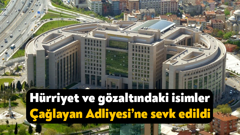Fatma Kaplan Hürriyet Çağlayan Adliyesi’ne sevk edildi İzmit Belediyesi’ne yönelik soruşturmada aralarında Fatma Kaplan Hürriyet ve Gökhan