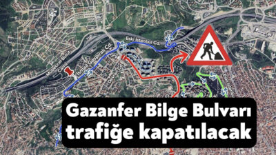 Kocaeli Büyükşehir Belediyesi, İzmit Gazanfer Bilge Bulvarı’nda (Santral Rampası) üstyapı