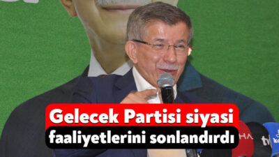 Ahmet Davutoğlu, "Kirlenmiş siyasi iklimin bir parçası olmamak amacıyla parti