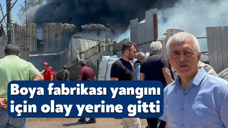 Gergerlioğlu, Derince’deki boya fabrikası yangınında olay yerine gitti DEM Parti Kocaeli Milletvekili Ömer Faruk Gergerlioğlu, Derince Yavuz Selim