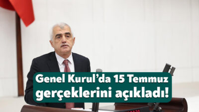 DEM Parti Kocaeli Milletvekili Ömer Faruk Gergerlioğlu, TBMM Genel kurulunda