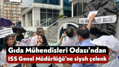 TMMOB Gıda Mühendisleri Odası İstanbul ve Kocaeli Şubeleri. ISS’in gıda