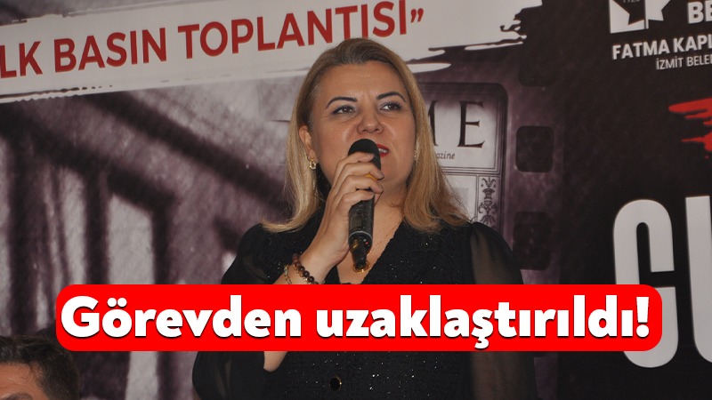 İçişleri Bakanlığı duyurdu: Fatma Kaplan Hürriyet görevden uzaklaştırıldı! İçişleri Bakanlığı, İzmit Belediye Başkanı Fatma Kaplan Hürriyet’in görevinden uzaklaştırıldığını