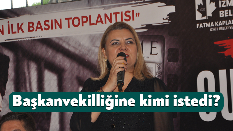 İstanbul Cumhuriyet Başsavcılığı’nın soruşturması kapsamında İzmit Belediye Başkanı Fatma Kaplan
