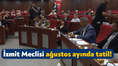 İzmit Belediyesi’nin temmuz ayı meclis toplantısı bugün gerçekleştirildi. Belsa Plaza’daki