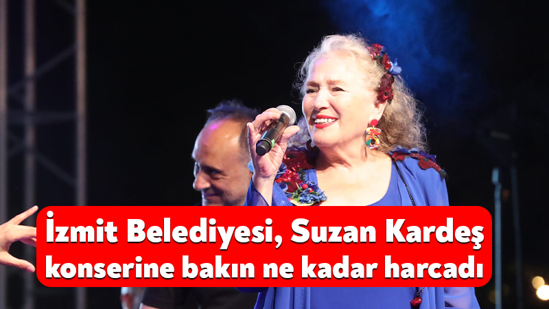 İzmit Belediyesi, kır düğün salonu açılışında Suzan Kardeş konserine bakın ne kadar harcadı İzmit Belediyesi, sanatçı Suzan Kardeş’in katılımıyla düğün salonu açtı. Cephanelik