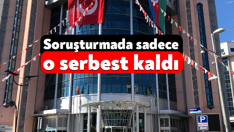 İzmit Belediyesi soruşturmasında sadece o serbest kaldı İzmit Belediyesi soruşturmasında savcılık, 21 kişi hakkında tutuklama, 9 kişi
