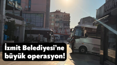 İzmit Belediyesi’ne büyük operasyon! İzmit Belediyesi’ne yönelik bugün sabah saatlerinde operasyon gerçekleştirildi. Operasyon kapsamında