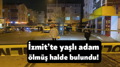 İzmit’te yalnız yaşayan yaşlı adamdan komşuları uzun süre haber alamadı.