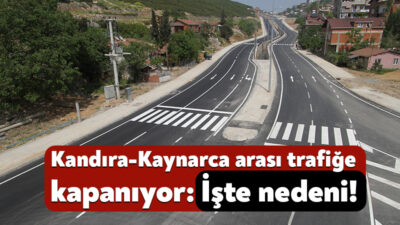 Karayolları 1. Bölge Müdürlüğü tarafından Kandıra-Kaynarca arasında üstyapı yenileme çalışması