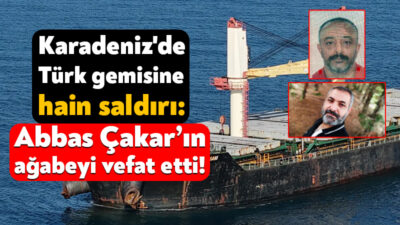 Karadeniz açıklarındaki “Reyhan Sarı” isimli Türk bayraklı kuru yük gemisine