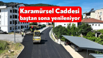Kocaeli Büyükşehir Belediyesi, Karamürsel ilçesi Tepeköy Mahallesi’nde bulunan Karamürsel Caddesi’nde