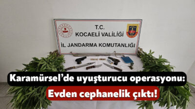 Kocaeli’de jandarma ekipleri tarafından uyuşturucu operasyonu düzenlendi. Karamürsel’de gerçekleştirilen operasyonda