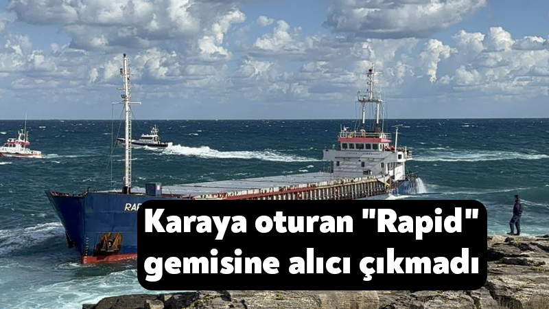 Kocaeli'nin Kandıra ilçesi açıklarında karaya oturduktan sonra uzun süredir atıl