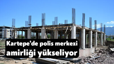 Kartepe'de güvenlik altyapısını güçlendirecek Polis Merkezi Amirliği projesinde çalışmalar tüm