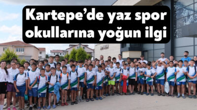Kartepe Belediyesi tarafından çocukların yaz tatilini verimli, sağlıklı ve eğlenceli