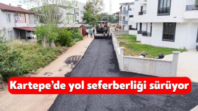 Kartepe Belediyesi, ilçe genelinde ulaşım altyapısını güçlendirmeye yönelik çalışmalarına aralıksız