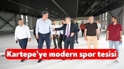 Kartepe Belediyesi spor altyapısını güçlendirecek yatırımlarına hız kesmeden devam ediyor.