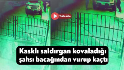 Kocaeli'de alacak-verecek meselesi nedeniyle çıktığı ileri sürülen olayda kasklı saldırgan,