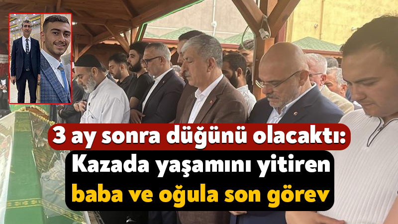 Kocaeli'de tıra arakadan çarpan otomobilde hayatını kaybeden baba ile oğul